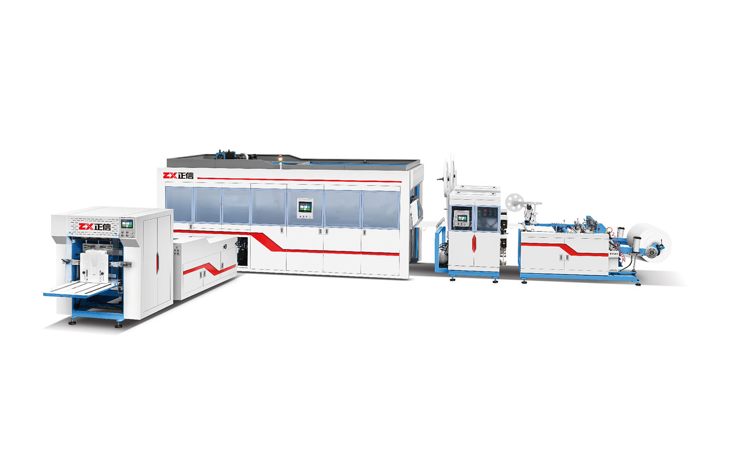 ZX-LT500Non WovenBoxBagMakingMachine(RPET,PET,PP woven）